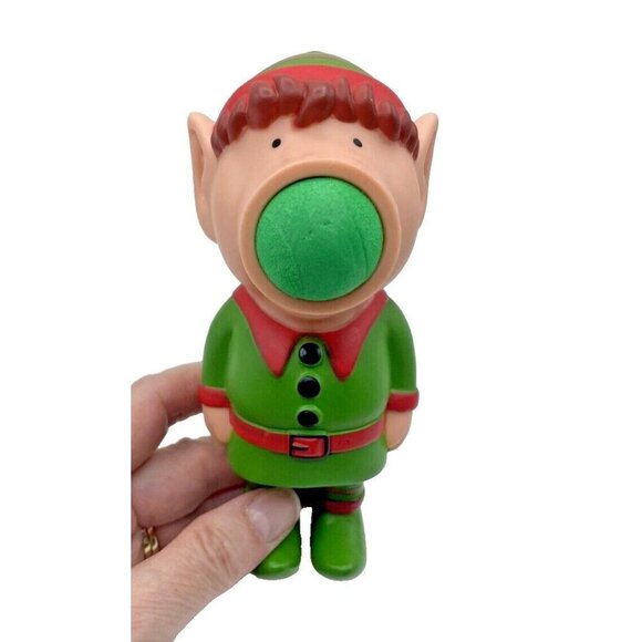 Hog Wild Christmas Elf And Dog Doggy Popper With 1 Ball Toy Soft Air Power Play - Picture 5 of 12